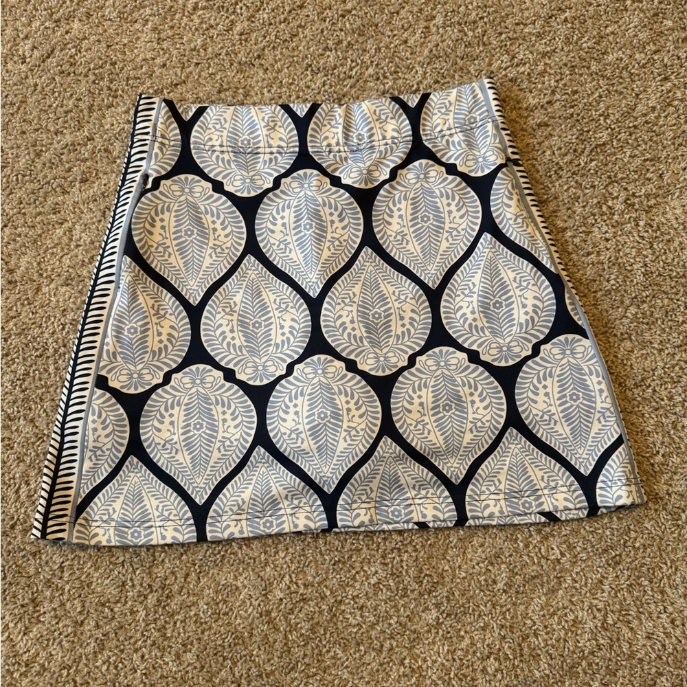 Gretchen Scott Designs Blue and White Skort